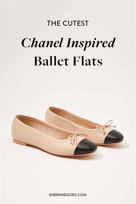 chanel flats look alike|chanel ballet flats outfit.